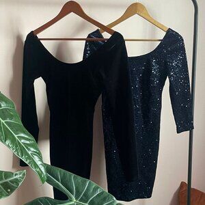 Holiday Velvet & Sequin Cocktail Dresses
